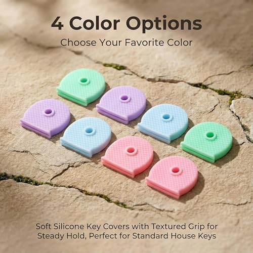 Multi-color silicone key identifier covers 20 pack